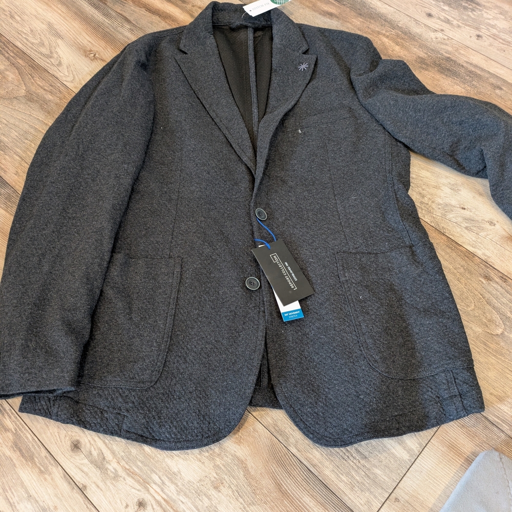 Report Collections Textured Blazer